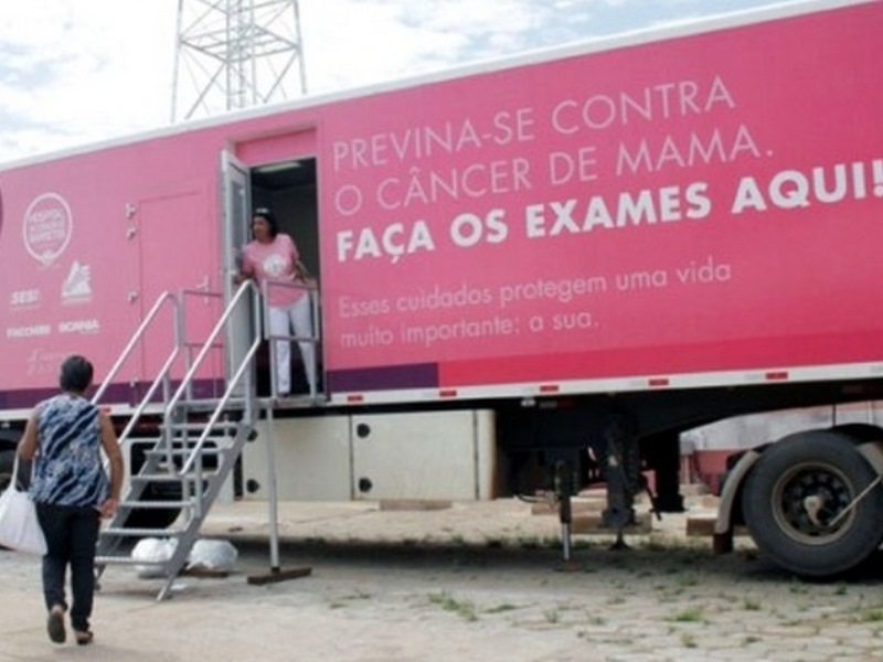 Serão oferecidos exames de mamografia e preventivos - Ilustração