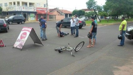 Acidente foi registrado na Avenida Eloy Chaves com a Rua Eurides Chagas Cruz - Claudio Junior