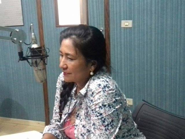 Empresária Sayure, em entrevista o programa RCN Notícias da Cultura FM  - Ana Cristina Santos/JP