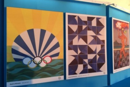 Posters da Rio 2016 ficarão expostos no Museu do Amanhã até 25 de agosto e depois irão para o Parque Olímpico de Deodoro. Obras serão vendidas nas lojas oficiais da Olimpíada  - Crisitina Indio do Brasil/Agência Brasil 