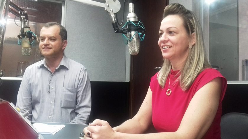 Presidente da Associação Comercial e o diretor do Procon, em entrevista ao Jornal RCN Notícias da Rádio Cultura FM - Ana Cristina Santos/JPNEWS