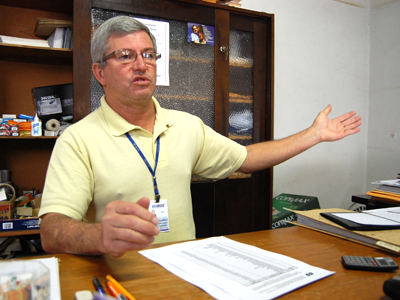 Chefe da agência do IBGE de Três Lagoas, Jesus Garcia de Camargo -