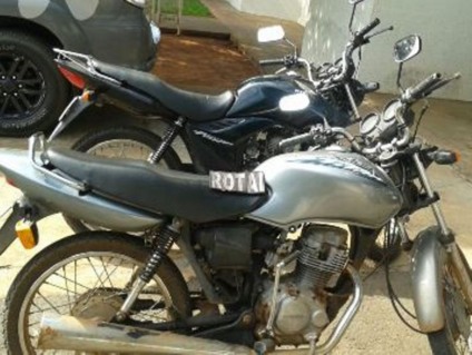 Motocicletas foram furtadas em 15 de junho deste ano, em Três Lagoas - Divulgação/2ºBPM