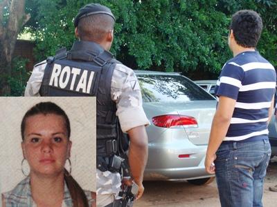 Talita, garota com morte a esclarecer e Juliano, acusado de estelionato -