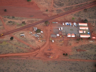 Unidade de fertilizantes, em construção, no Distrito Industrial III -