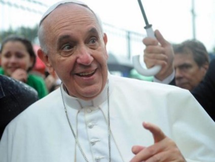 Papa Francisco, durante visita a países da América Latina - Tânia Rêgo/Agência Brasil