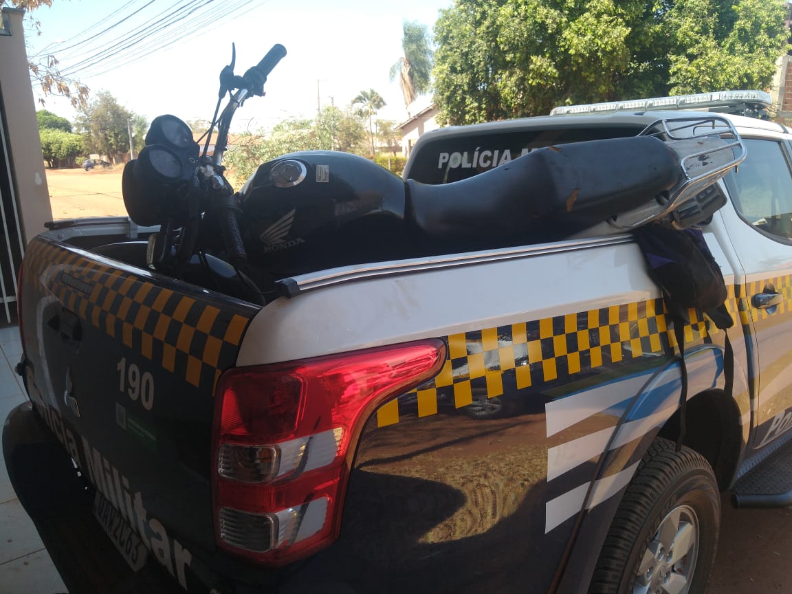 Durante feriado Polícia Militar recupera motos e bicicleta que haviam sido furtadas - Divulgação/Polícia Militar