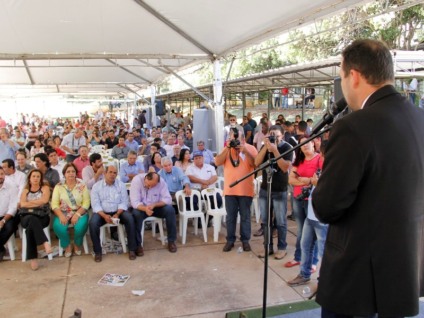  Aparecida do Taboado aderiu à paralisação e o prefeito Robinho Samara foi ao lançamento da campanha - Divulgação