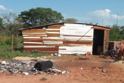 Barraco construído na Vila Piloto III -