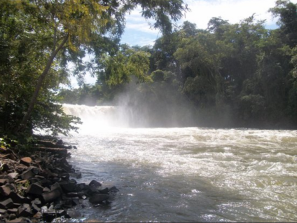 Salto do Rio Aporé, localizado na região de Cassilândia (MS) - Reprodução/Internet