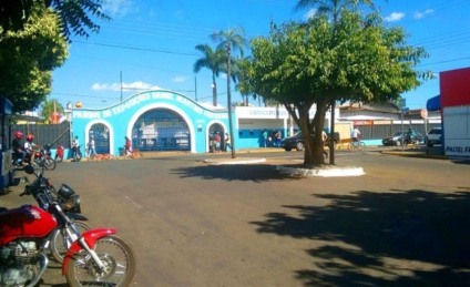 Seguraças do recinto conteram ação do jovem até a chegada da Polícia Militar - Arquivo Pessoal