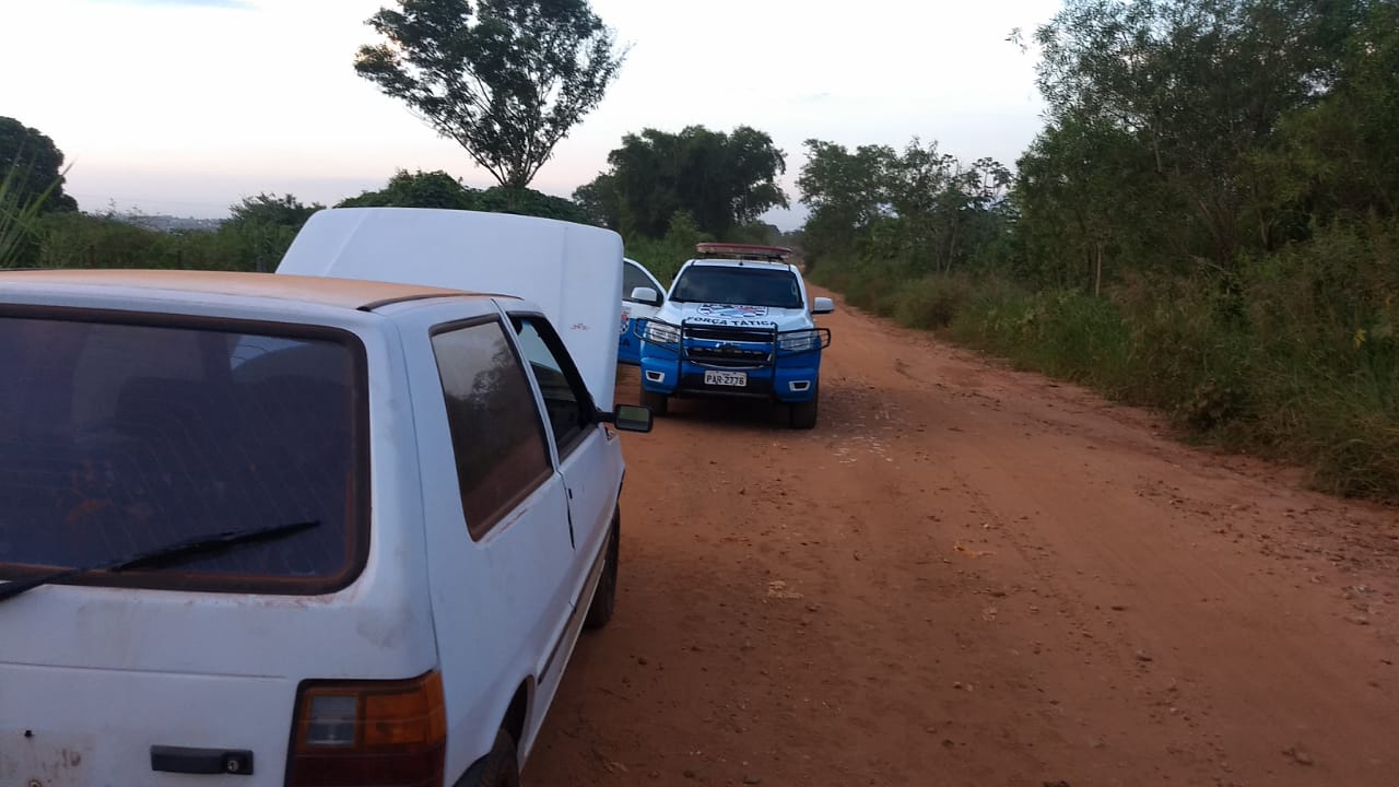 Não há informação do proprietário do veículo abandonado - Assessoria 13º Batalhão Paranaíba