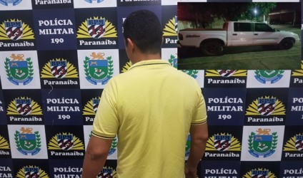 Home responderá pelo crime de receptação - 13º BPM Paranaíba/Reprodução Home responderá pelo crime de receptação - 13º BPM Paranaíba/Reprodução