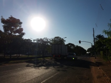 Manhã de som em Paranaíba com termômetros registrando 17º - Alex Santos