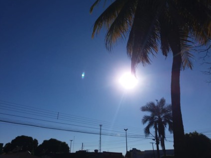 Na região centro-oeste o sol predominará com poucas nuvens - Alex Santos