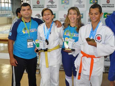 Nesta segunda-feira os judocas de ouro integrarão a seleção brasileira de judô paraolímpico - Nesta segunda-feira os judocas de ouro integrarão a seleção brasileira de judô paraolímpico -