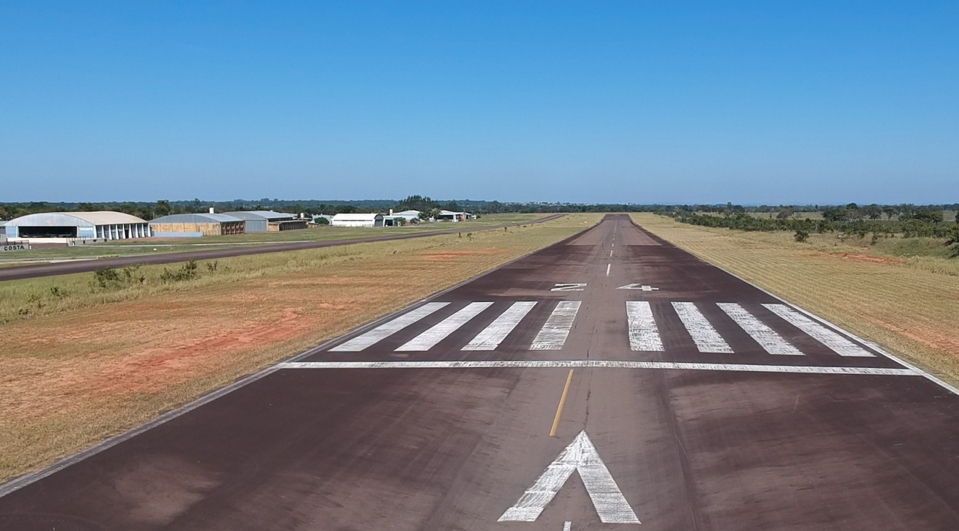 Pista que antes era utilizada somente de dia e por produtores rurais e fretamento aéreo passa a ser auxiliar do Aeroporto Internacional de Campo Grande - Divulgação