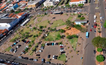 Estacionamento da praça Ramez Tebet será extinto e local será usado para projeto ambiental - Arquivo/JPNEWS