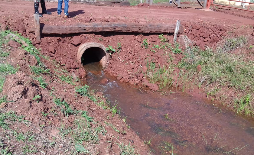 Aterro foi construido sobre um córrego - Divulgação/PMA