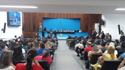 Plateia está lotada para acompanhar as discussões que podem definir o futuro do Hospital Regional de Mato Grosso do Sul - Paulo Barbosa/CBN