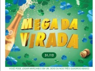 Volante especial para apostas na Mega da Virada de 2011 -