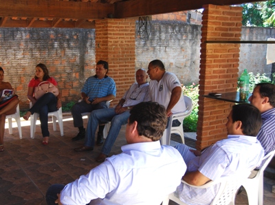 Presidente esteve reunido ontem com o PT local -