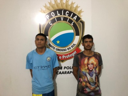 os autores : EMERSON PROCOPIO DE OLIVIERA e PAULO RICARDO CACERES DE LIMA, - Foto: Polícia Civil/MS