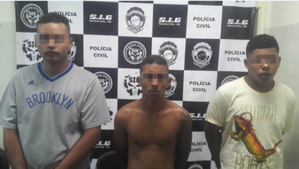 Todos são jovens e um deles chegou a ser preso em flagrante pelo mesmo tipo de crime três vezes, em menos de sete dias - Divulgação/PC