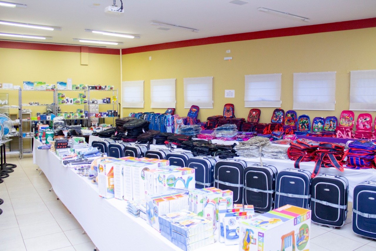 Os produtos foram todos testados, logo não podem ser abertos durante a compra - Evelise Couto/Assessoria de Imprensa