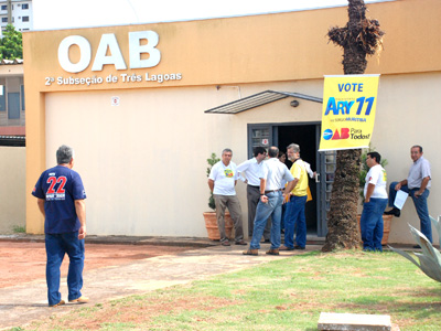 Movimento na subseção de Três Lagoas da OAB começou cedo -