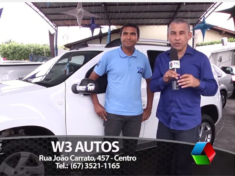 Apresentador Carlos Roberto traz novidades da loja W3 Autos - Reprodução/TVC