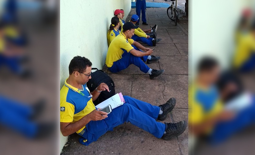 Funcionários das agências dos Correios paralisaram as atividades nesta manhã. - Arquivo Pessoal
