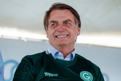 Bolsonaro voltou a defender o projeto de lei, apresentado ontem, com mudanças no Código Brasileiro de Trânsito - Alan Santos/PR