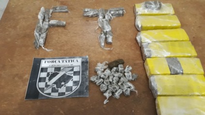 PM chegou a perseguir o suspeito, que se escondeu em sua casa - Divulgação