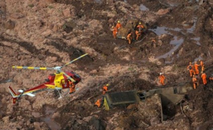 De acordo com a mineradora Vale, 205 pessoas continuam desaparecidas - Divulgação/Agência Brasil