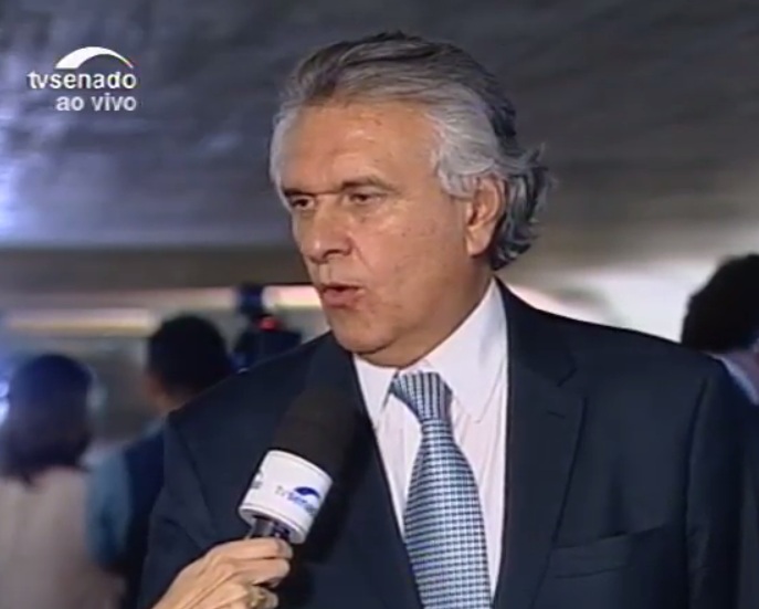 Senador Ronaldo Caiado em entrevista - Reprodução/TV Senado Senador Ronaldo Caiado em entrevista - Reprodução/TV Senado