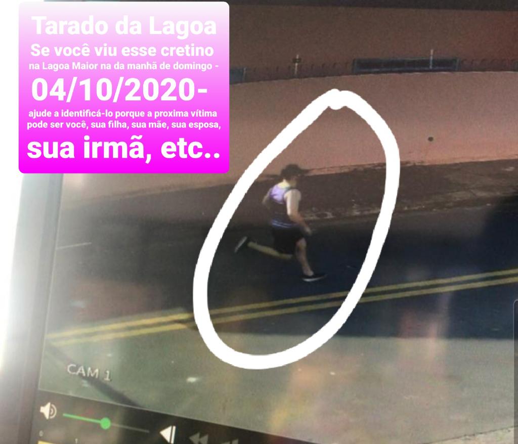 Homem passa mão em partes intimas de mulher durante caminhada na lagoa e casa foi parar na Depac - enviada por internauta