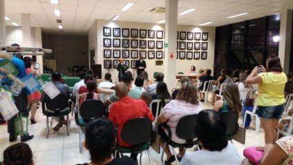 Lançamento ocorreu na Biblioteca Municipal Rosário Congro - Fernando Moraes/JPNews