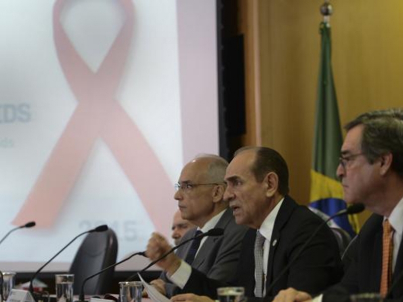 O ministro Marcelo Castro lança campanha de prevenção e apresenta números da aids no Brasil - Elza Fiúza/ABr