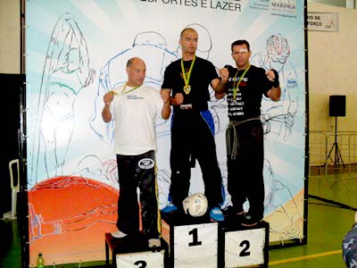 Três-lagoense no pódio em Maringá (PR) 2011: medalha de prata -