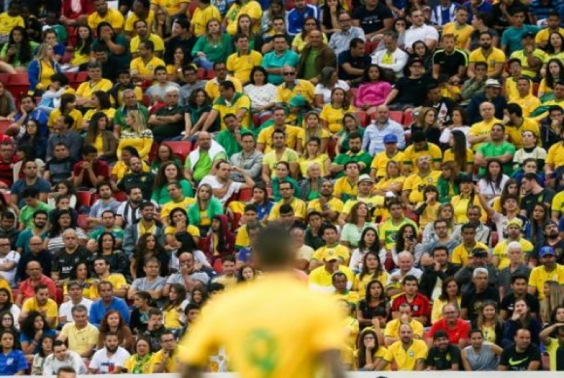  A Seleção Brasileira voltou a decepcionar ao empatar em 0x0 com o Iraque, em Brasília - Marcelo Camargo/Agência Brasil