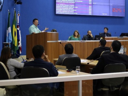 Presidente do sindicato, Antônio Carlos Modesto, usou a tribuna na sessão desta terça-feira - Divulgação/assessoria Presidente do sindicato, Antônio Carlos Modesto, usou a tribuna na sessão desta terça-feira - Divulgação/assessoria