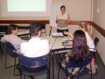 Maria Luzia Lomba na aula inaugural -