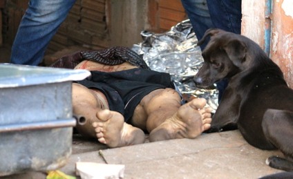 Cena chamou atenção de quem acompanhava o trabalho das equipes policiais - Danielle Leduc/JPNews