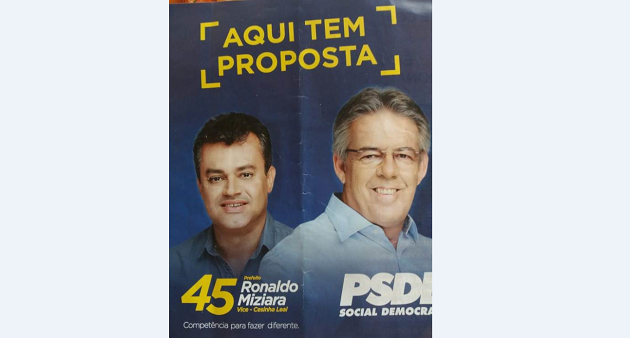 Material foi amplamente distribuído e divulgado durante o processo eleitoral de 2016 - Leitor / Demolins Machado