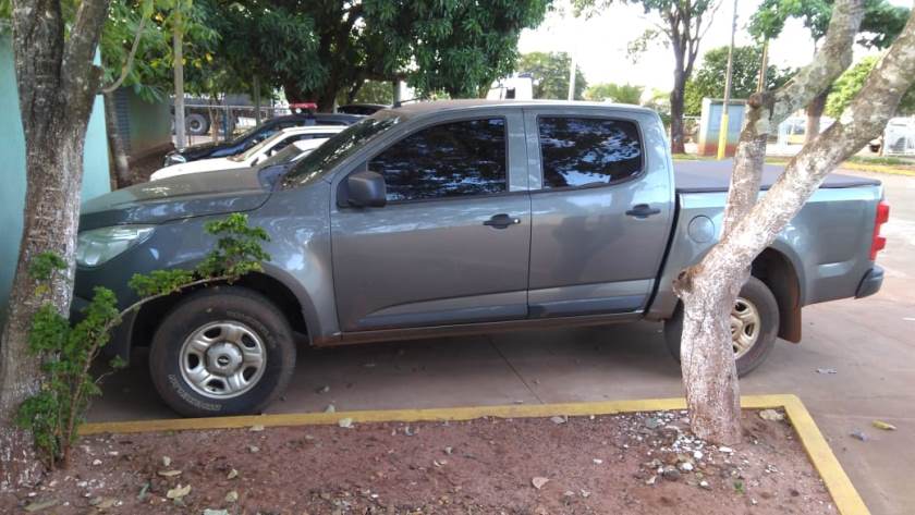 Veículo foi recuperado pela PM algumas horas depois em casa abandonada, no bairro Vila Alegre. - André Barbosa/JPNEWS