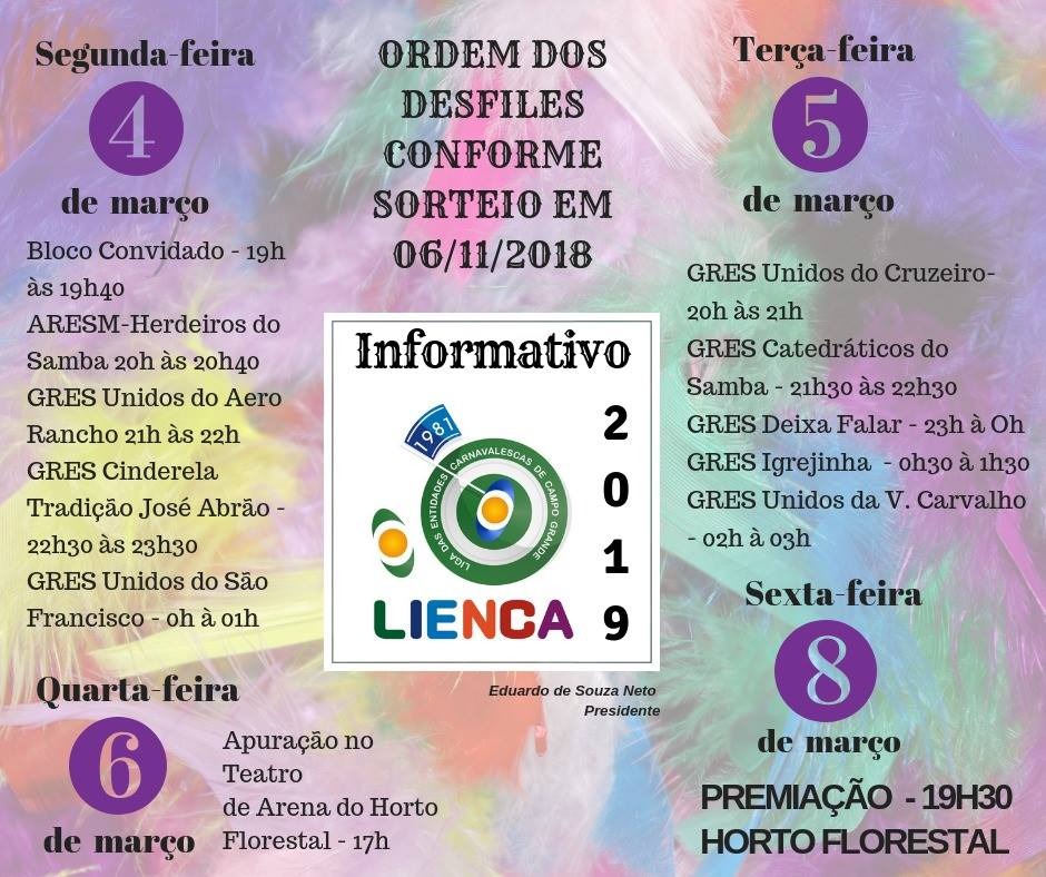 O evento começa às 19h com a participação de um bloco convidado - Foto: LIENCA