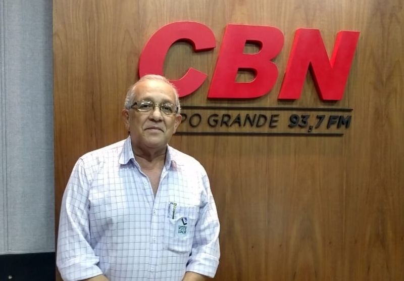 Médico veterinário Loacir da Silva foi o primeiro candidato à presidência do CRMV-MS a ser entrevistado na CBN - Luis Vilela/CBN