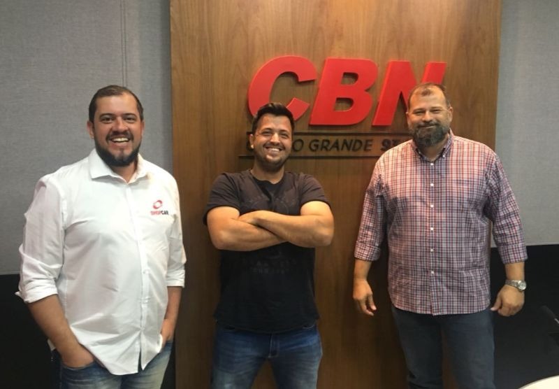 Mário Salgado, Leandro Gameiro e Paulo Cruz no CBN Motors deste sábado (27) - Ingrid Rocha/CBN