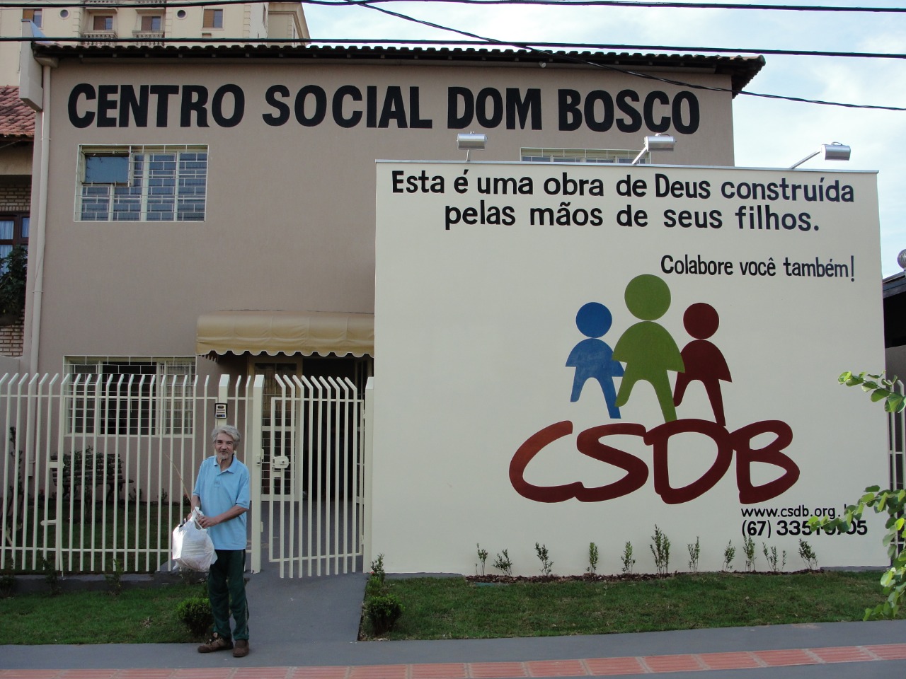 Centro Social Dom bosco realiza atividades de assistência há 20 anos na Capital - Foto: Arquivo pessoal